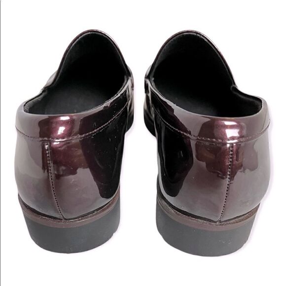 NWOT Kelly & Katie Maroon Patent Leather Slip-on Loafer Size 9.5 - Picture 5 of 6